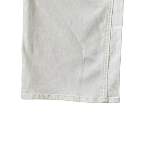 Jen7 by 7 for all mankind women's white long slim bootcut denim jeans size 14 - Picture 7 of 13